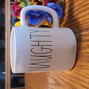 Rae Dunn NAUGHTY Mug